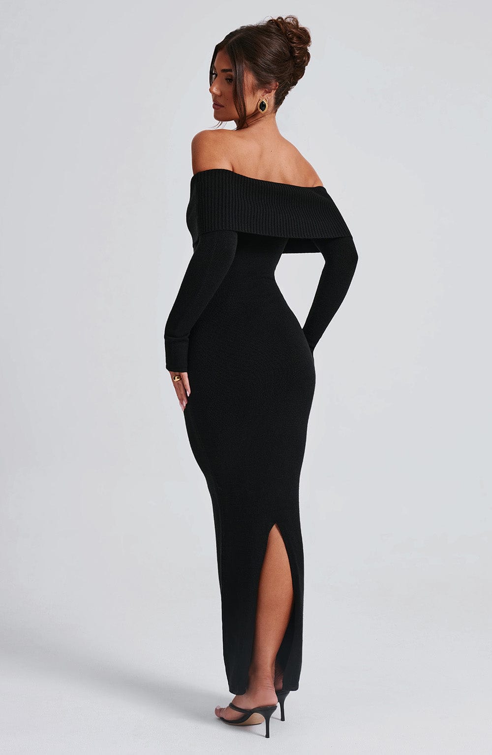EYLIE™ | Knit Maxi Dress - Black