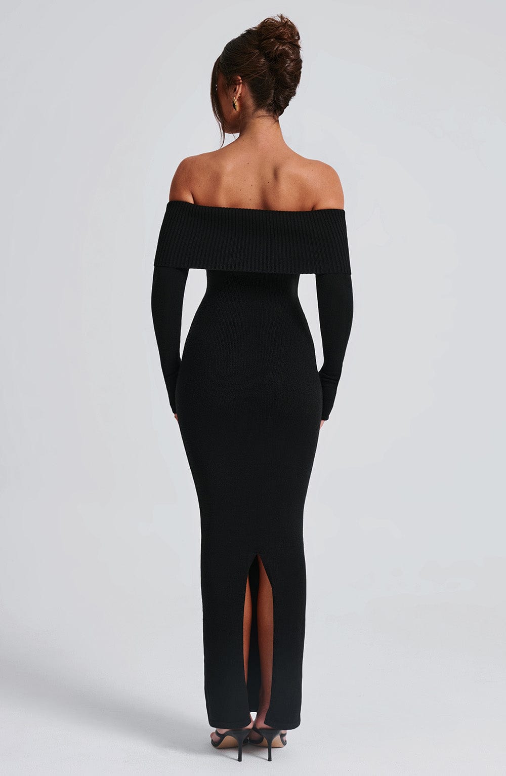 EYLIE™ | Knit Maxi Dress - Black