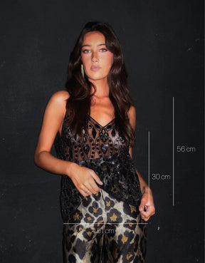 EYLIE™ | Top Sequins - Black